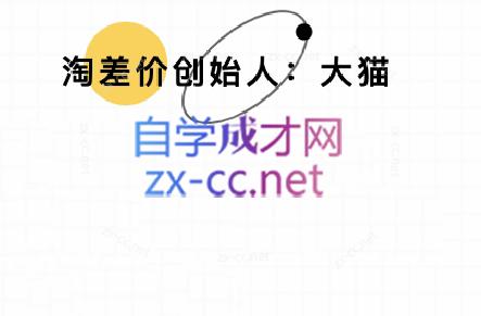 大猫淘差价课程(部分更新5月)祝你网-副业赚钱-互联网创业-资源整合祝你网
