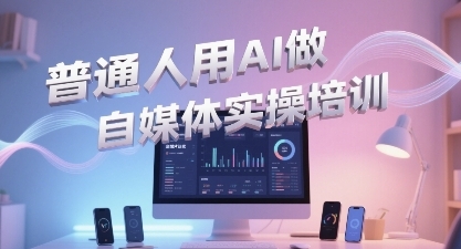 普通一个人用AI做自媒体，助你轻松开启AI自媒体创作之路祝你网-副业赚钱-互联网创业-资源整合祝你网