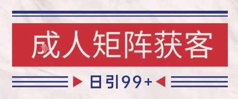 小红书某音橙人赛道引流获客，自热矩阵日引200+祝你网-副业赚钱-互联网创业-资源整合祝你网