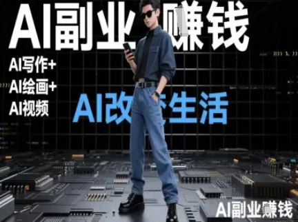 AI改变生活（Ai写作+AI绘画+Ai视频），AI副业挣钱祝你网-副业赚钱-互联网创业-资源整合祝你网