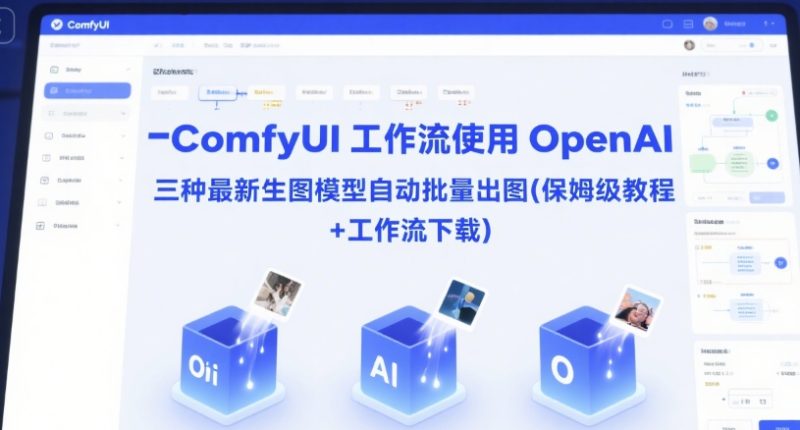 ComfyUI 工作流使用 OpenAI 三种最新生图模型自动批量出图(保姆级教程+工作流下载)祝你网-副业赚钱-互联网创业-资源整合祝你网