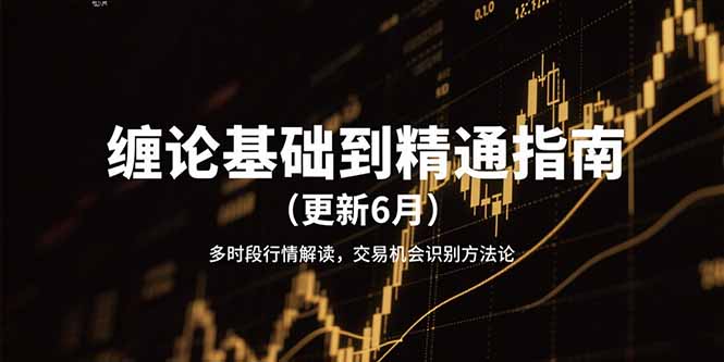 缠论基础到精通指南(更新6月祝你网-副业赚钱-互联网创业-资源整合祝你网