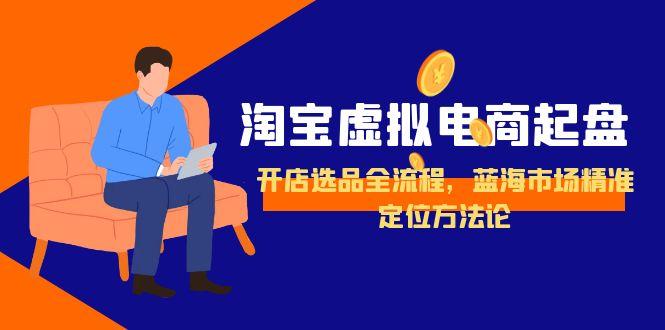 淘宝虚拟电商起盘，开店选品全流程，蓝海市场精准定位方法论祝你网-副业赚钱-互联网创业-资源整合祝你网
