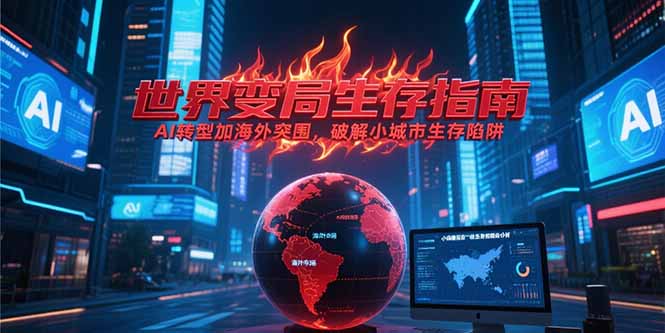付费文章《世界变局生存指南，AI转型加海外突围，破解小城市生存陷阱》祝你网-副业赚钱-互联网创业-资源整合祝你网