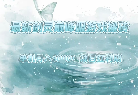 1-780-1.jpg 最新剑灵巅峰服游戏搬砖,项目红利期,单机稳定月入4k+操作简单好上手