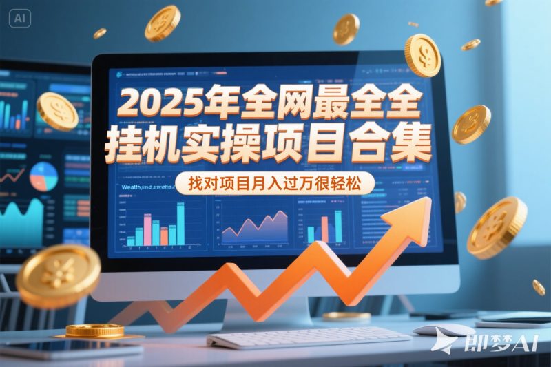 2025年挂机实操项目实操演练，挂机类型，AI直播类型，轻资产创业类型…祝你网-副业赚钱-互联网创业-资源整合祝你网