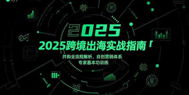 2025跨境出海实战指南，并购全流程解析，自创营销体系，专家基本功训练祝你网-副业赚钱-互联网创业-资源整合祝你网