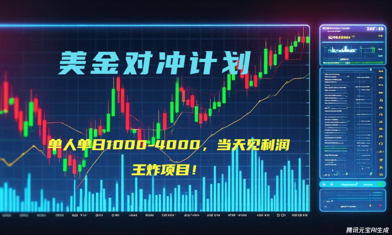 2025年最暴力项目“美金先登计划”最新最强对冲战法，每日实际收益1K-4K祝你网-副业赚钱-互联网创业-资源整合祝你网