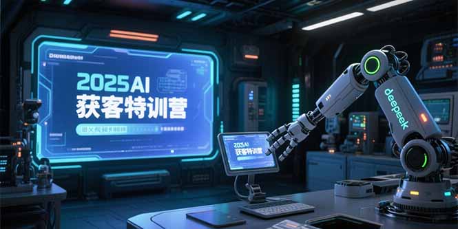 2025AI获客特训营，AI图文视频全制作，deepseek工具实操教学祝你网-副业赚钱-互联网创业-资源整合祝你网