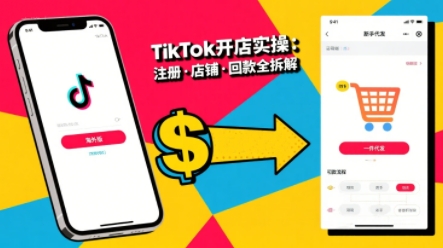 TikTok从开店到投流的进阶课，从基础实操到高阶技巧一网打尽祝你网-副业赚钱-互联网创业-资源整合祝你网