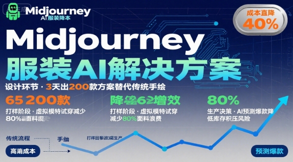AI在服装领域的运用，使用midjourney做服装辅助企业降低成本祝你网-副业赚钱-互联网创业-资源整合祝你网
