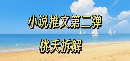 小说推文项目操作全流程第二弹，0粉就能做，门槛低非常适合新手祝你网-副业赚钱-互联网创业-资源整合祝你网