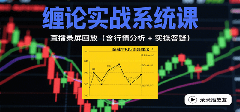 缠论实战系统课：直播录屏回放(含行情分析 + 实操答疑(更新8月)祝你网-副业赚钱-互联网创业-资源整合祝你网