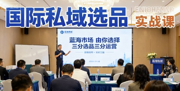 国际私域选品实战课，蓝海市场由你选择，七分选品三分运营祝你网-副业赚钱-互联网创业-资源整合祝你网