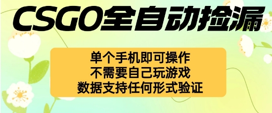 自动挂G捡漏，不用自己挂G不用玩游戏，一个手机即可操作，新手小白轻松月入1W+【揭秘】祝你网-副业赚钱-互联网创业-资源整合祝你网