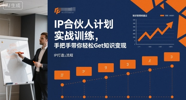 IP合伙人计划实战训练，手把手带你轻松Get知识变现祝你网-副业赚钱-互联网创业-资源整合祝你网