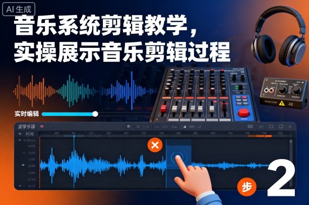音乐系统剪辑教学，实操展示音乐剪辑过程祝你网-副业赚钱-互联网创业-资源整合祝你网