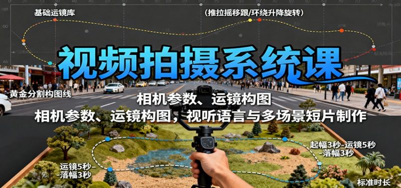 2b3dd22079ea6f2b2995e799934a964a-800x376.jpeg 视频拍摄系统课:相机参数、运镜构图,视听语言与多场景短片制作