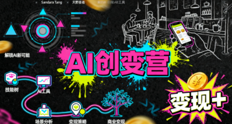 从0到1学AI：能落地、能赚钱的全场景实战课祝你网-副业赚钱-互联网创业-资源整合祝你网