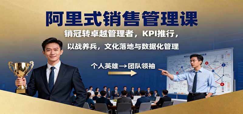 e06540b8fd9aceb2475d2139ca91697a-800x376.jpeg 阿里式销售管理课:销冠转卓越管理者,KPI 推行,以战养兵,文化落地与数据化管理