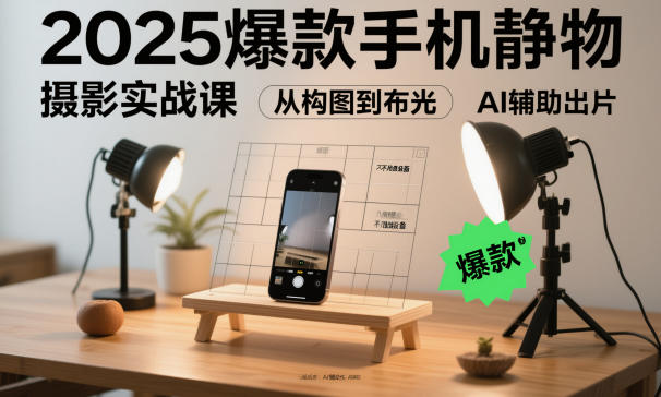 1-236.jpg 2025爆款手机静物摄影实战课,从构图到布光,不用贵设备,AI辅助出片
