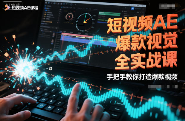 短视频AE爆款视觉全实战课，手把手教你打造爆款视频祝你网-副业赚钱-互联网创业-资源整合祝你网