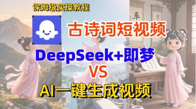 Coze扣子智能体工作流一键生成古诗词短视频，保姆级搭建教学祝你网-副业赚钱-互联网创业-资源整合祝你网