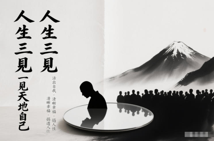 人生三见一见天地见众生见自己，活出自我拥有清晰幸福人生，搞透人性祝你网-副业赚钱-互联网创业-资源整合祝你网