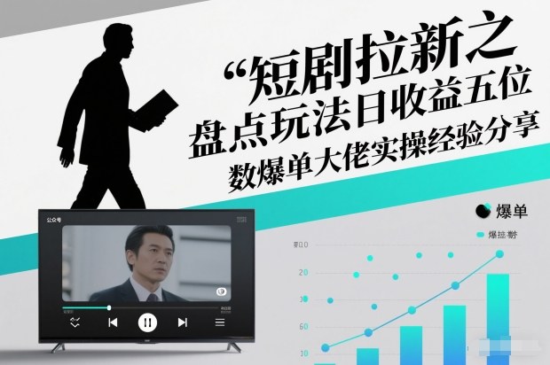 短剧拉新之盘点玩法日收益五位数爆单大佬实操经验分享祝你网-副业赚钱-互联网创业-资源整合祝你网