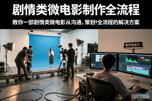 剧情类微电影制作全流程，教你一部剧情类微电影从沟通，策划到拍摄制作全流程的解决方案祝你网-副业赚钱-互联网创业-资源整合祝你网