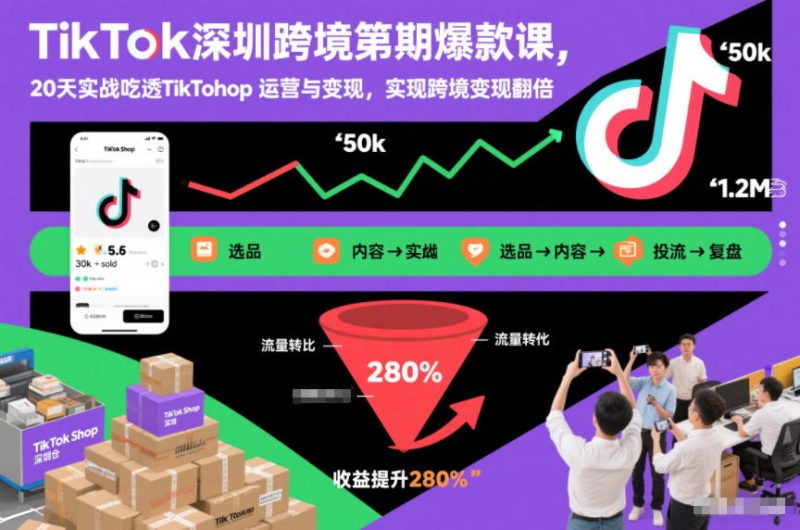 1-34-800x530.jpg TikTok深圳跨境第2期爆款课,20天实战吃透TikTok Shop运营与变现,实现跨境变现翻倍