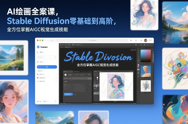 1-390.jpg AI绘画全案课,Stable Diffusion零基础到高阶,全方位掌握AIGC视觉生成技能