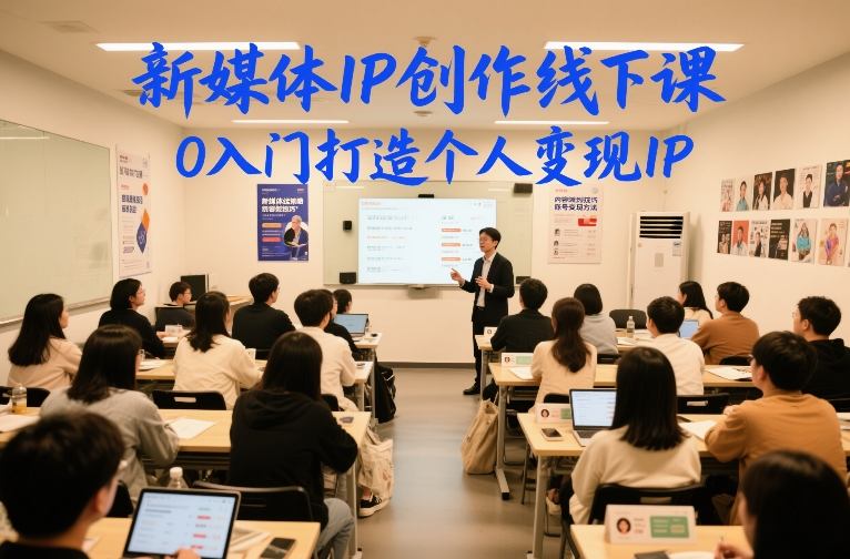1-405.jpg 新媒体IP创作线下课,0入门打造个人变现IP