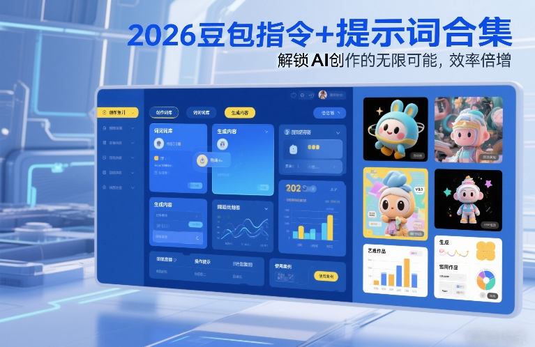 2026豆包指令+提示词合集，解锁AI创作的无限可能，效率倍增祝你网-副业赚钱-互联网创业-资源整合祝你网