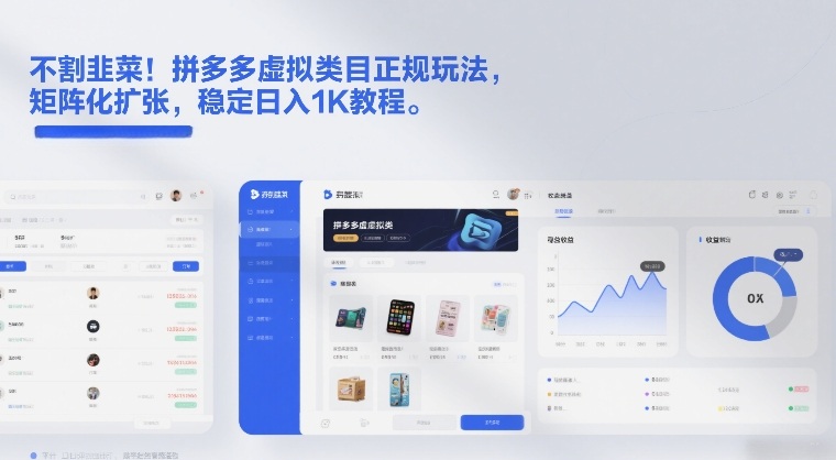 1-526-1.jpg 不割韭菜!拼多多虚拟类目正规玩法,矩阵化扩张,稳定日入1K教程