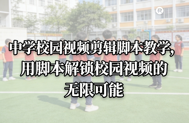 中学校园视频剪辑脚本教学，用脚本解锁校园视频的无限可能祝你网-副业赚钱-互联网创业-资源整合祝你网