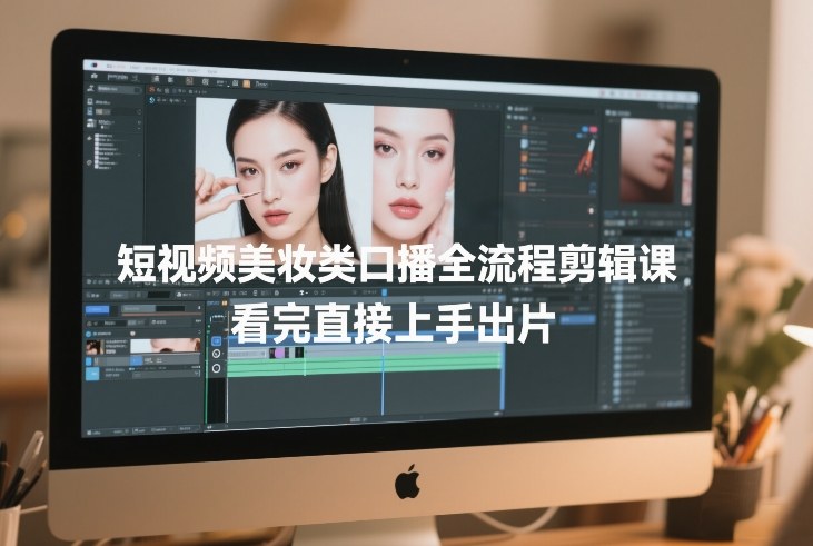 1-230.jpg 短视频美妆类口播全流程剪辑课,看完直接上手出片