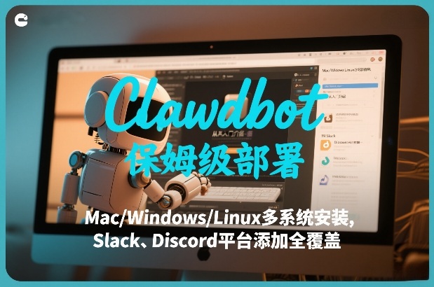 Clawdbot保姆级部署，从入门介绍、Mac/Windows/Linux多系统安装，到Slack、Discord平台添加全覆盖祝你网-副业赚钱-互联网创业-资源整合祝你网