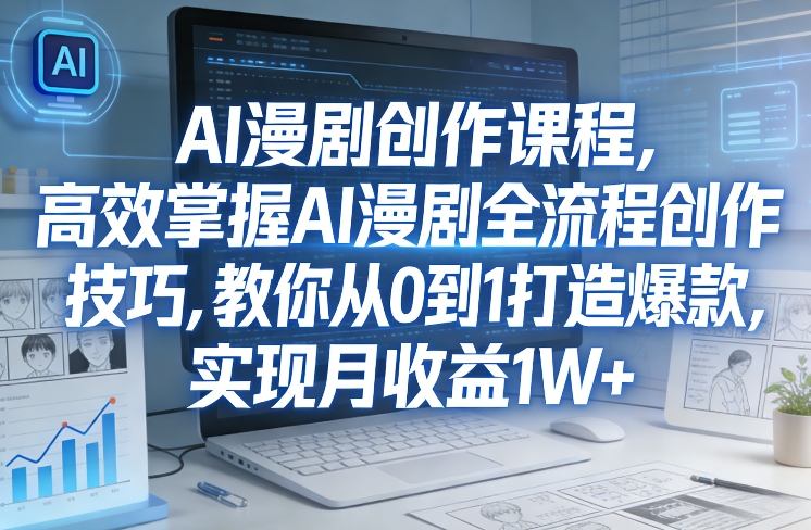 1-49.jpg 某社群AI漫剧创作课程,高效掌握AI漫剧全流程创作技巧,教你从0到1打造爆款,实现月收益1W+