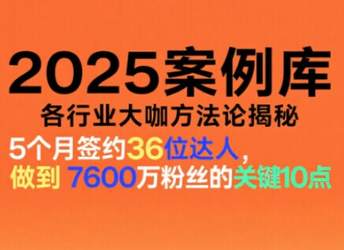 波波来了案例库，收录各行业大咖的方法论，各行业大咖方法论揭秘（更新2026年3月）祝你网-副业赚钱-互联网创业-资源整合祝你网