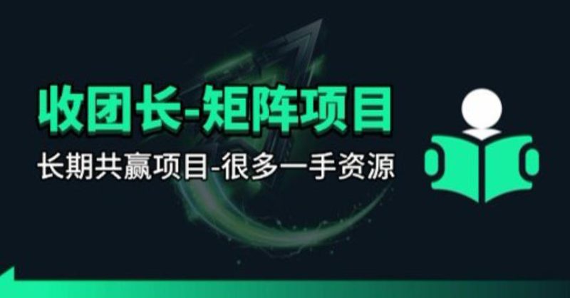 【团长合作】视频矩阵项目_招发手矩阵+剪辑师，共赢项目祝你网-副业赚钱-互联网创业-资源整合祝你网