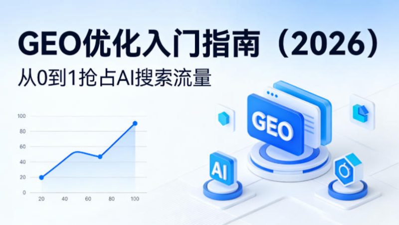 【最新】GEO优化入门指南（2026），从0到1抢占AI搜索流量祝你网-副业赚钱-互联网创业-资源整合祝你网