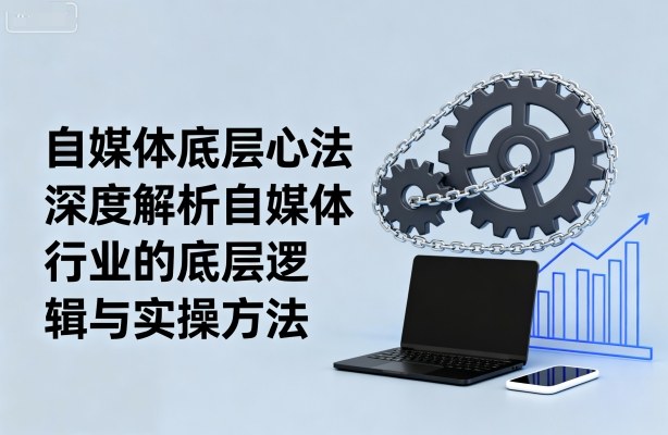 自媒体底层心法,深度解析自媒体行业的底层逻辑与实操方法祝你网-副业赚钱-互联网创业-资源整合祝你网