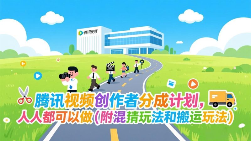 腾讯视频创作者分成计划,人人都可以做(附混剪玩法和搬运玩法祝你网-副业赚钱-互联网创业-资源整合祝你网