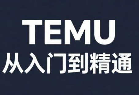 跨境麦冬·TEMU从入门到精通祝你网-副业赚钱-互联网创业-资源整合祝你网