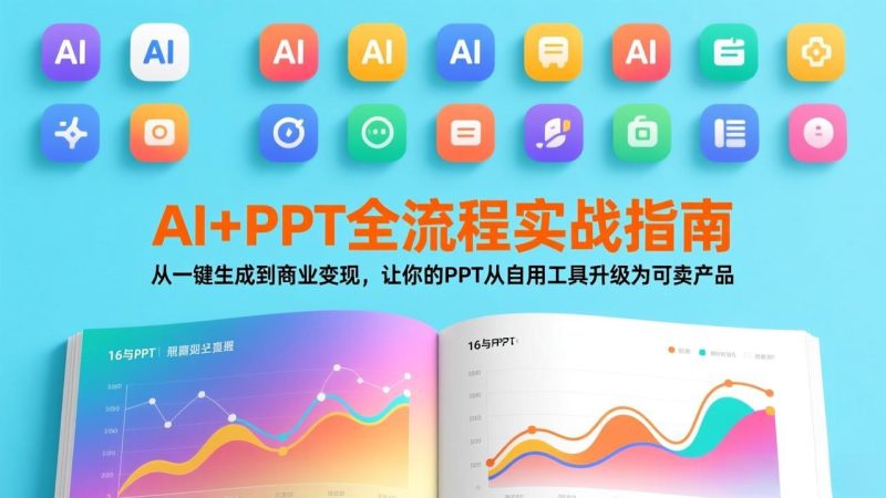 AI+PPT全流程实战指南:从一键生成到商业变现,让你的PPT从自用工具升级为可卖产品祝你网-副业赚钱-互联网创业-资源整合祝你网