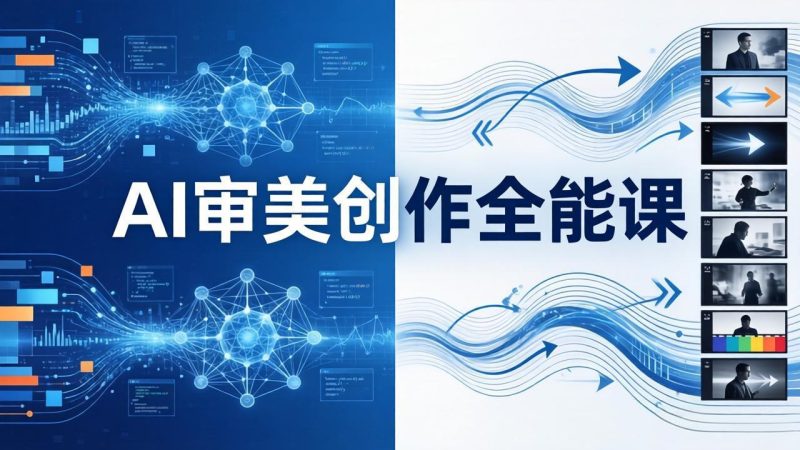 AI审美创作全能课:MJ+Seedance+模型训练+影视分镜+编剧,一站式掌握AI艺术创作祝你网-副业赚钱-互联网创业-资源整合祝你网
