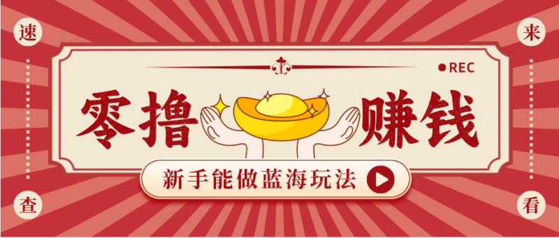 新手也能变现的蓝海玩法，一个人人能做的项目，需求量极大日入300+祝你网-副业赚钱-互联网创业-资源整合祝你网