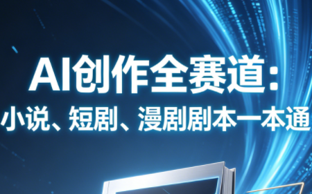 AI创作全赛道：小说、短剧、漫剧剧本一本通(更新5月)祝你网--专注互联网创业.信息差副业研究拒绝割韭菜祝你网