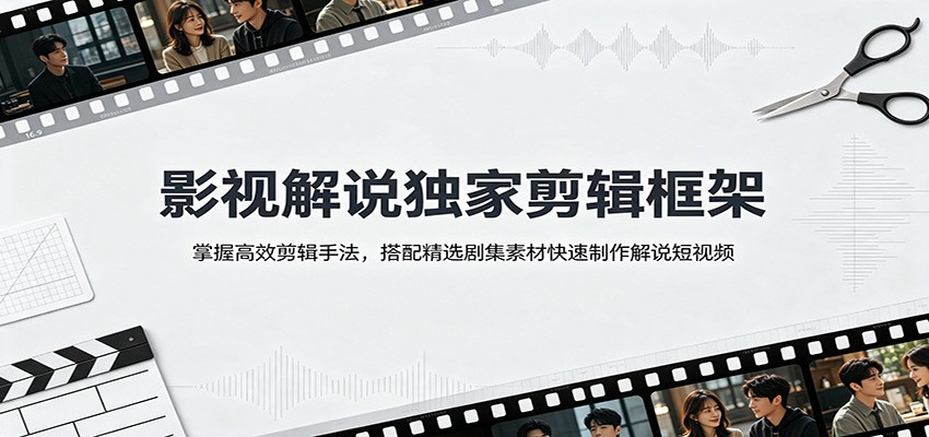 00b383d4cfd3efa1d2a16b8fbef08b7f.jpeg 影视解说独家剪辑框架:掌握高效剪辑手法,搭配精选剧集素材快速制作解说短视频